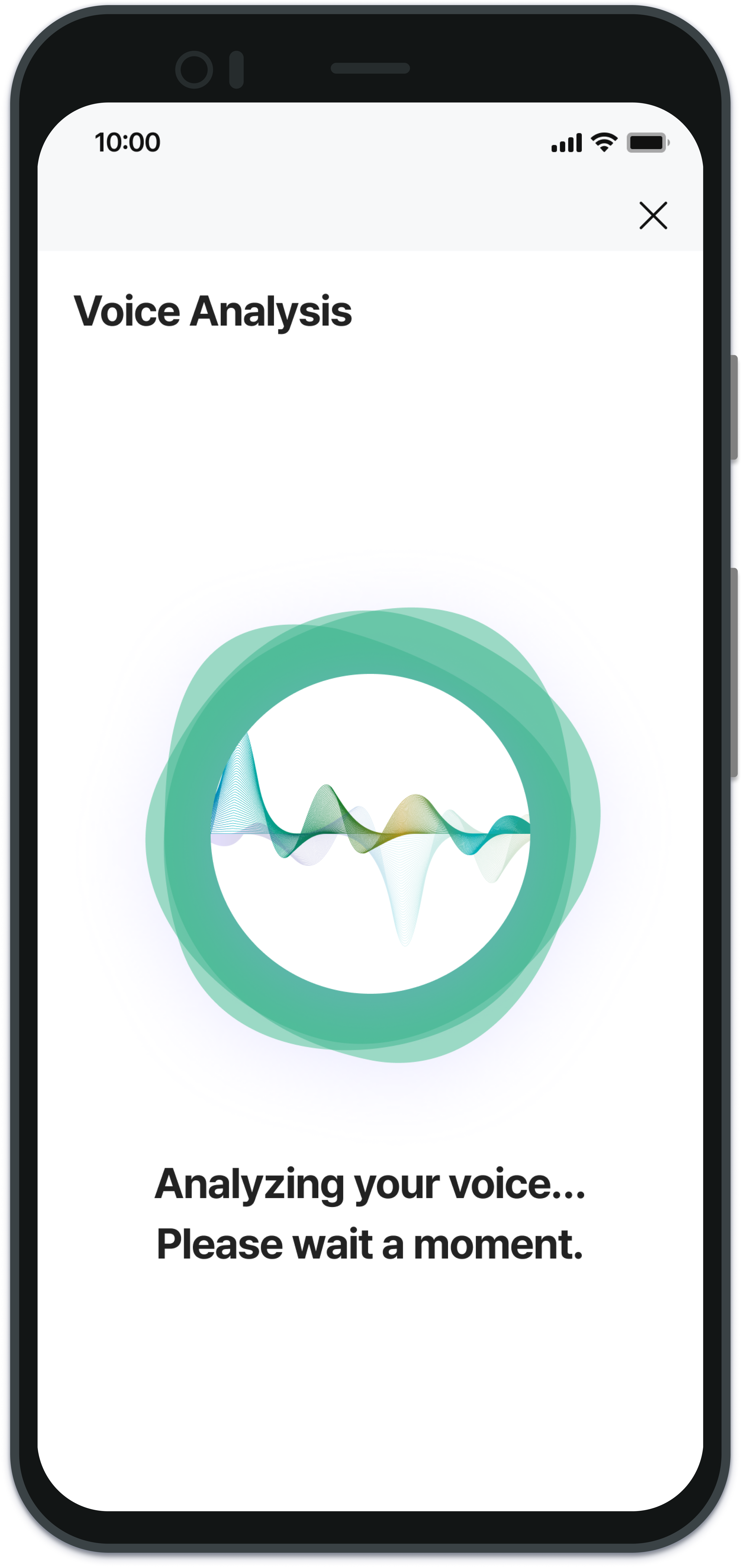 Voice Analysis Screen